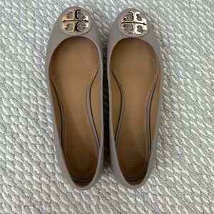 Taupe Tory Burch flats